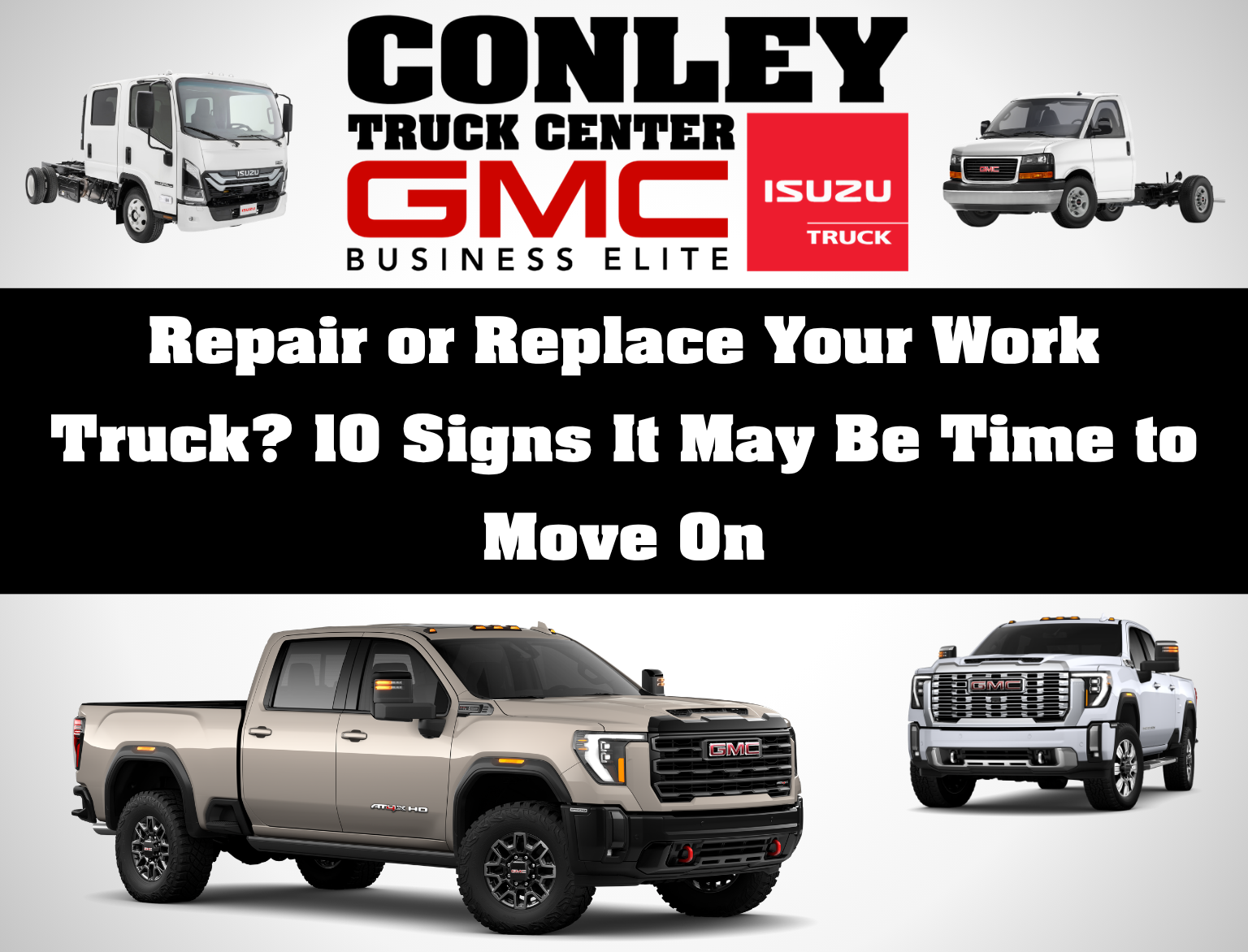 Repair or Replace Your Work Truck? 10 Signs It May Be Time to Move On